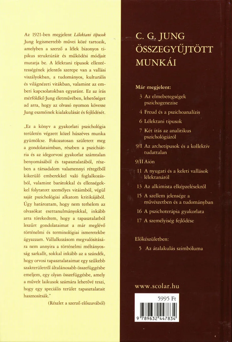 Lélektani típusok